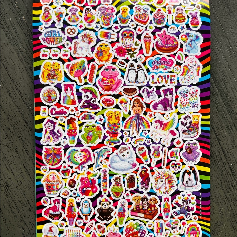 Lisa Frank Colorful Sticker Collection - Picture 4 of 6
